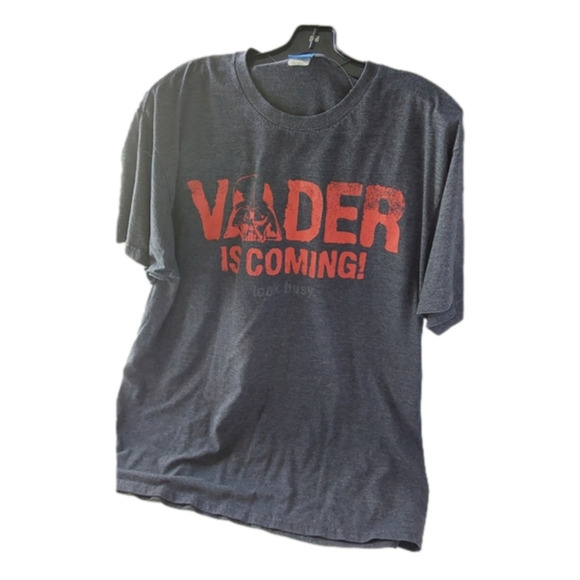 Star WARS ORIGINAL  IMPERIAL MEN'S T SHIRT VADER IS COMING SIZE XL - Picture 1 of 5